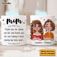 Personalized Gift for Mom Thank You For Giving Me Life Mug 23666 thumb 1