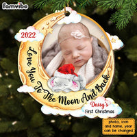 Personalized Elephant Baby First Christmas Ornament OB34 58O28 thumb 1