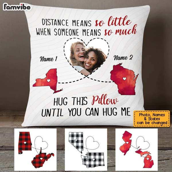 Personalized  Someone Means So Much Long Distance Pillow AP12 73O53 1