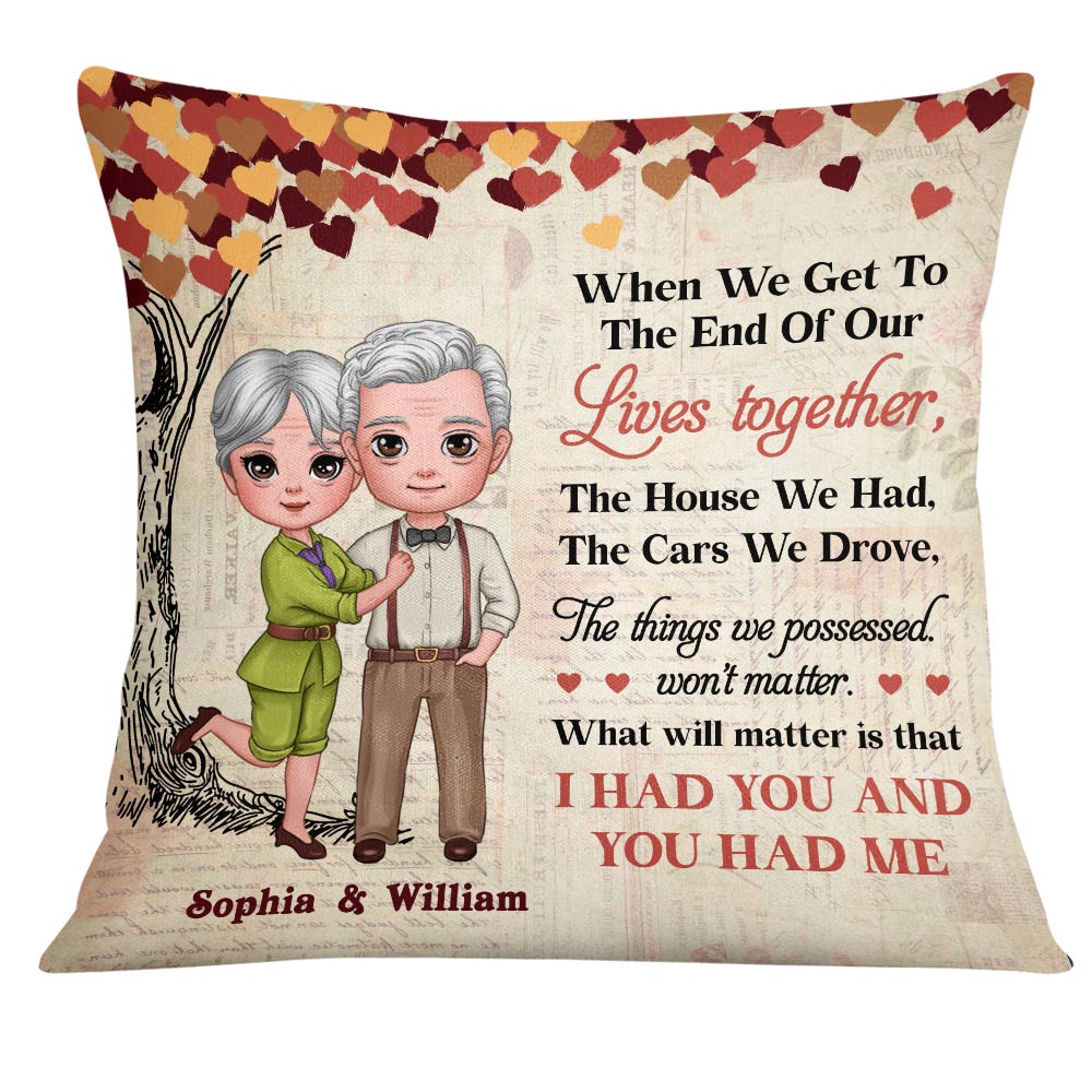 Personalized Husband Wife Couple Pillow JN172 30O28