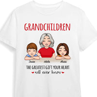 Personalized Grandma And Grandchildren The Greatest Gift Shirt - Hoodie - Sweatshirt 23978 thumb 1