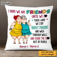 Personalized Old Friends Sisters Pillow - Thoughtful Gift for Besties thumb 1