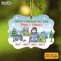 Personalized Snowman Grandparent Christmas Benelux Ornament AG303 95O34 thumb 1