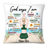 Personalized Gift For Daughter God Says I Am Pillow 22736 thumb 1