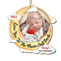 Personalized Elephant Baby First Christmas Ornament OB34 58O28 thumb 1
