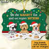 Personalized Dog Christmas Naughty List Benelux Ornament SB235 30O53 1