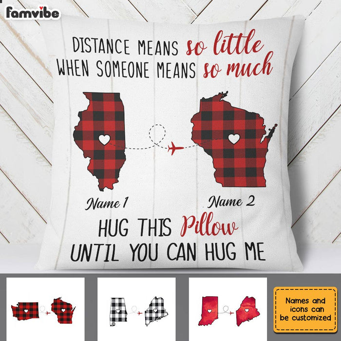 Personalized Someone Means So Much Long Distance  Pillow NB103 85O57 1