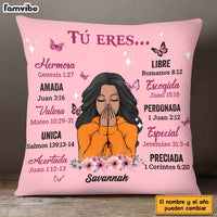 Personalized Gift For Daughter Spanish Bible Verses You Are Pillow DB233 30O58 thumb 1