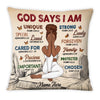 Personalized Gift For Daughter God Says I Am Pillow 22777 1