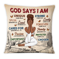 Personalized Gift For Daughter God Says I Am Pillow 22777 thumb 1