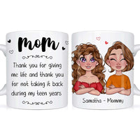 Personalized Gift for Mom Thank You For Giving Me Life Mug 23666 thumb 1