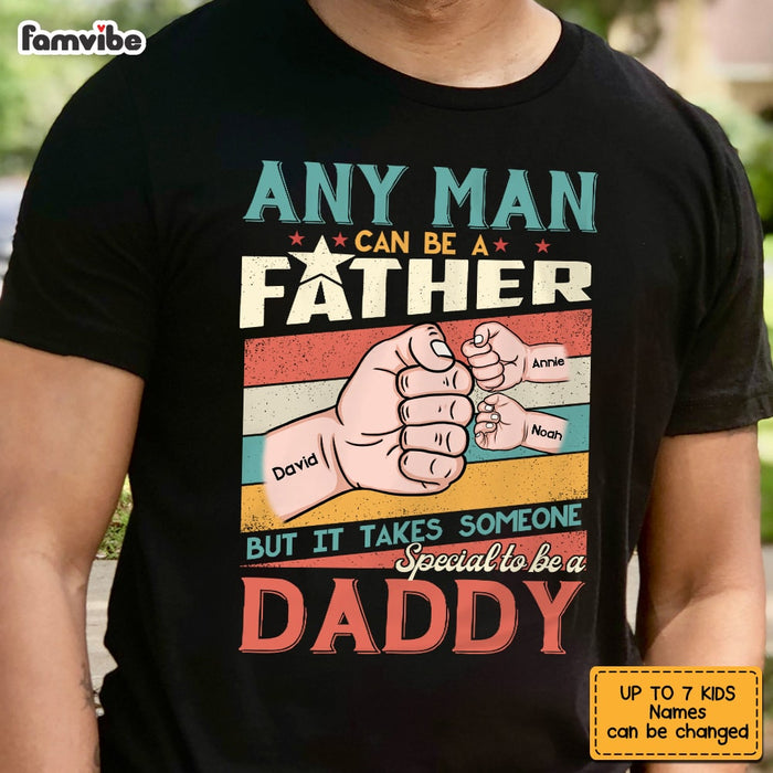 Personalized Dad Hand Fist Bump T Shirt AP212 85O53 1