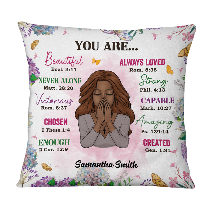 Personalized You Are Daughter Bible Verses Pillow NB262 23O58 1