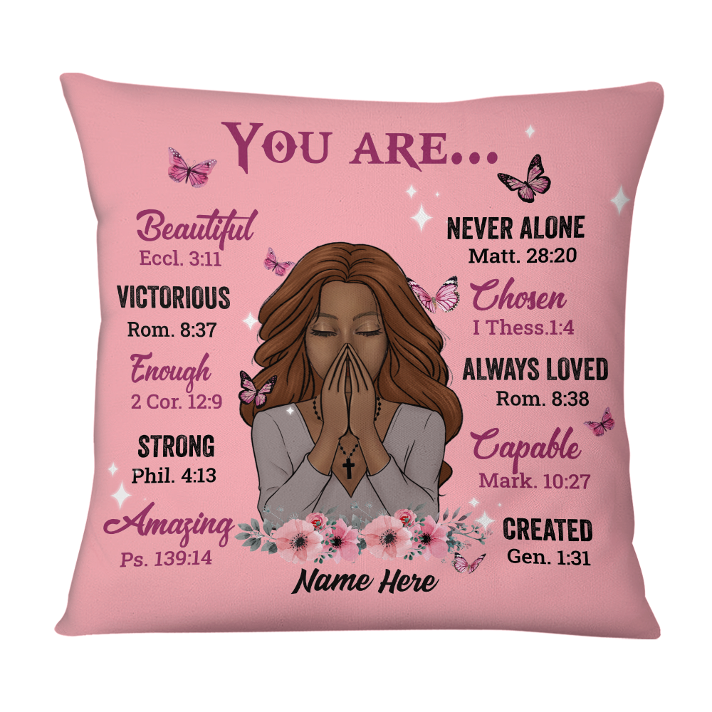 Personalized Daughter God You Are Pillow NB244 30O58
