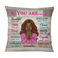 Personalized Bible Verses You Are Pillow NB282 30O47 thumb 1