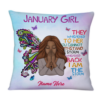 Personalized Daughter BWA Birthday Pillow DB213 23O36 thumb 1