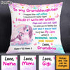 Personalized Unicorn Granddaughter Hug This Pillow JR193 24O25 1