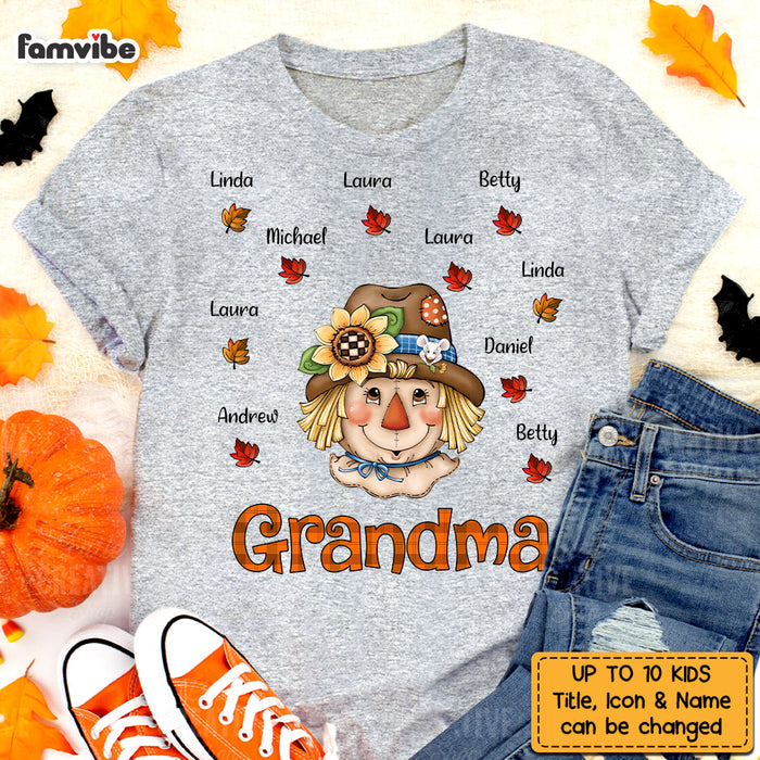Personalized Grandma Fall T Shirt AG253 32O34 1