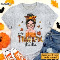 Personalized One Thankful Mama Fall T Shirt AG211 32O28 thumb 1