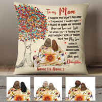 Personalized Mom Hug This Tree Pillow JR252 30O60 thumb 1