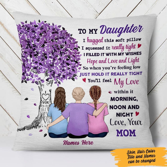 Personalized Daughter Tree Pillow FB191 73O47 1