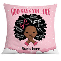 Personalized Baby BWA God Says You Are Pillow DB91 85O24 thumb 1