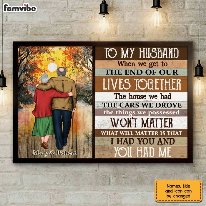 Personalized To My Husband Poster JN281 30O31 1