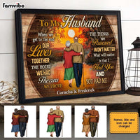 Personalized To My Husband Old Couple Poster JN295 58O31 thumb 1