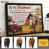 Personalized To My Husband I Wish I Could Turn Back The Clock Poster JL21 58O31 thumb 1