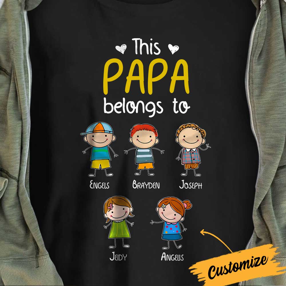 Personalized Grandpa T Shirt MY111 81O34