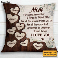 Personalized Mom Grandma Pillow MR124 30O58 thumb 1
